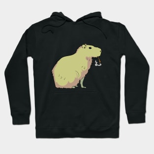 Capybara Smoking Hoodie